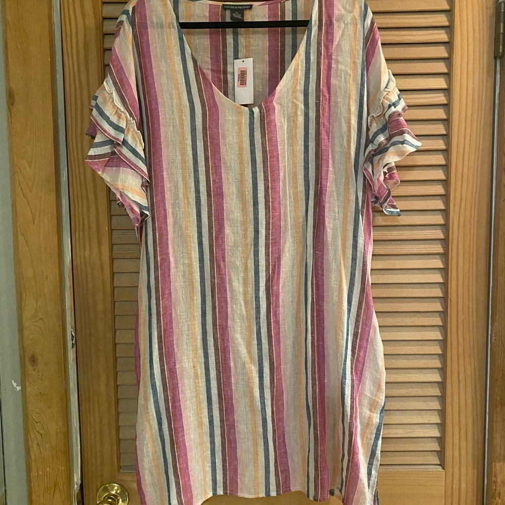 Striped Linen Dress